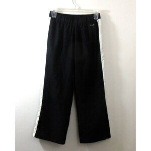 Calvin Klein Performance Womens Joggers Sz L Mesh Lined Black w/White Leg Stripe